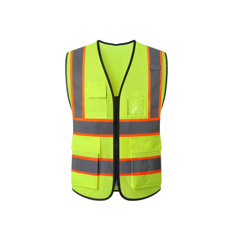 XZL High Visibility Outdoor Safety Vest Durable Breathable Safety Vest High Visibility with Custom logo Custom Work Vest
