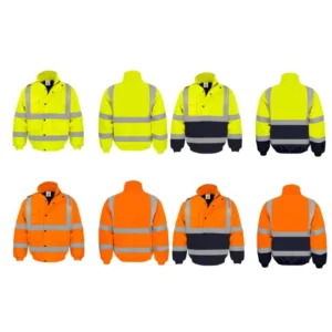 XZL Winter Construction Workwear Hi Vis Reflective Waterproof Safety Jacket with Custom Logo Windproof and Windproof Features