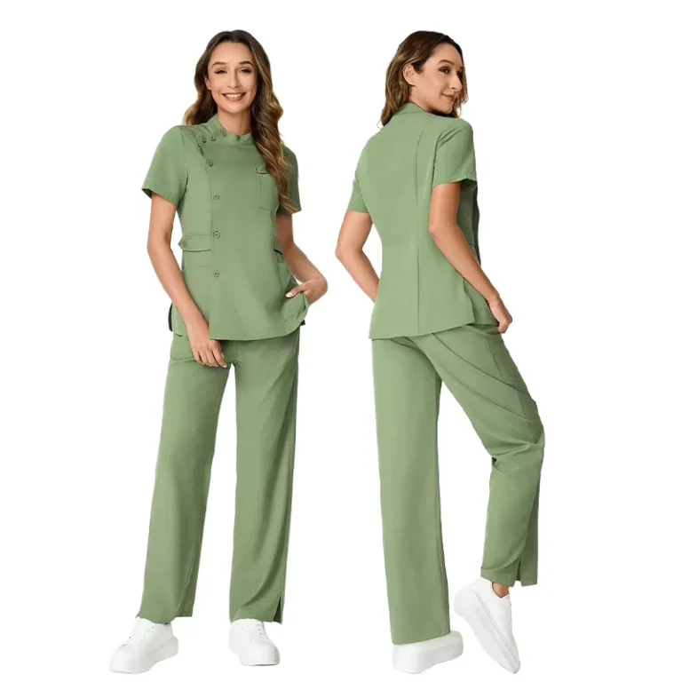 YUHONG-Bottoms-Comfortable-Durable-Anti-Wrinkle-Antibacterial-Modern-Design-Spa-Use-Hospital-Uniforms-Scrubs-Tops