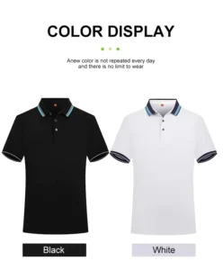 Yellow Golf Polo Shirt Low MOQ Summer Men’s Short Sleeve Polo Shirt Polo Half Shirts Girls