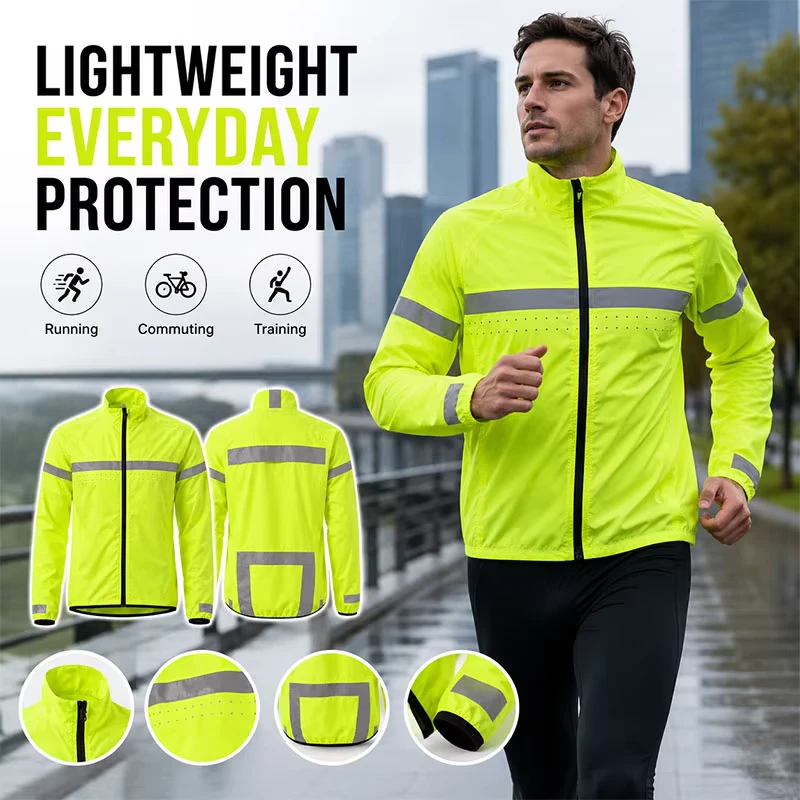 Yellow Heavy Duty Hi Vis Work Jacket and Construction Safety Reflector Jackets Winter Men High Viz Traffic Uniform Apparel