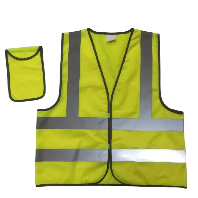 Yellow-Hi-Vis-Surveyor-Engineer-EMS-Medical-Construction-Reflective-Safety-Vest-Class-2-with-Pouch-Bag