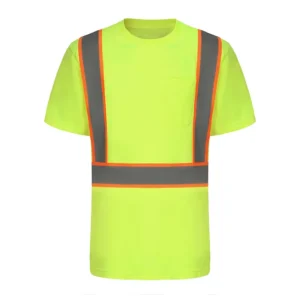 Yellow Reflective Vest Custom Logo Hi Vis Safety Vest Construction Reflective Clothing