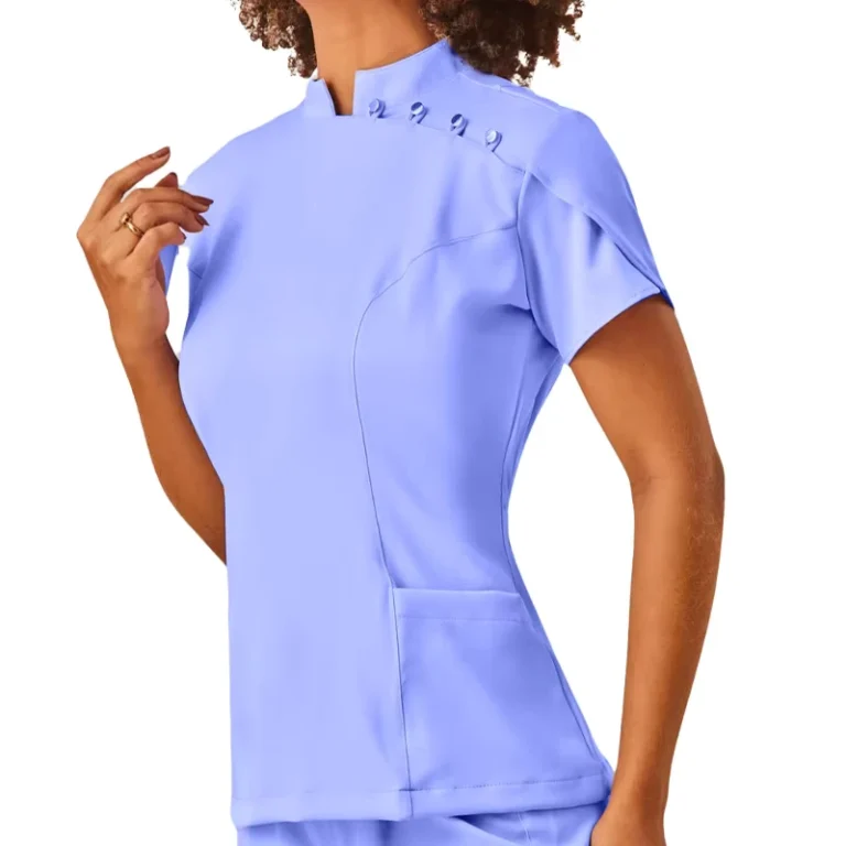 Yuhong-Custom-Fashion-Unisex-Doctor-Scrub-Uniform-Wide-Leg-Pants-Nursing-Woven-Dental-Aesthetic-Hospital-Workwear