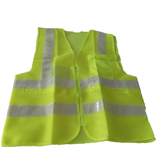 reflective safety clothing hi vis vest with pockets