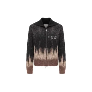 to Custom OEM ODM Knit Cotton Sweater Custom Turn down Collar Zip Custom Cardigan Sweater for Men