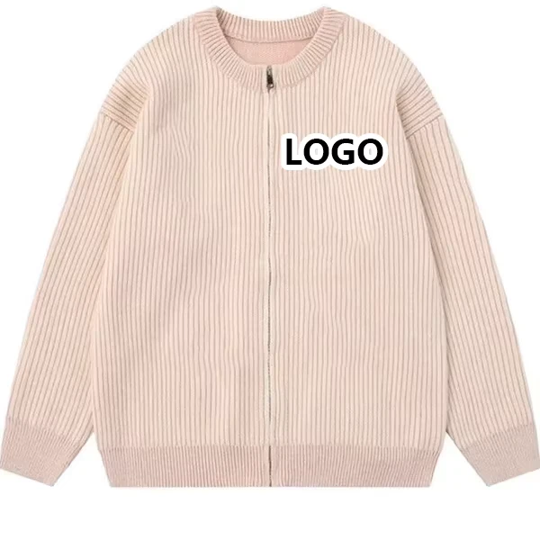 to-Custom-OEM-ODM-Knit-Jacquard-logo-Cotton-Long-Sleeved-Zip-Crew-Neck-Custom-Cardigan-Sweater-for-Men